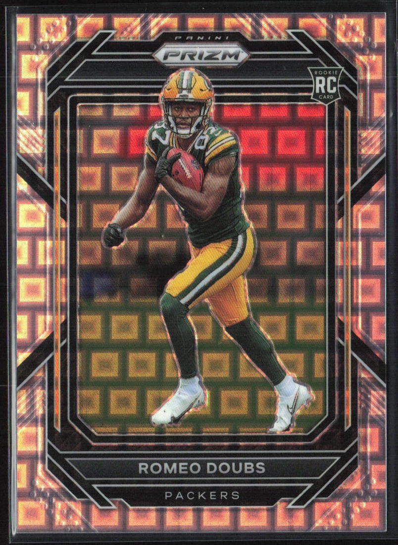 2022 Panini Prizm Romeo Doubs 214/400 Pandora Prizm RC #337