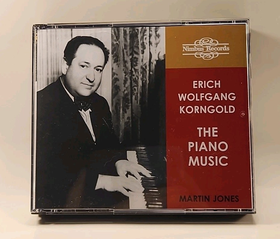 Erich Wolfgang Korngold- The Piano Music Martin Jones 4 CDs 2003 UK r1s9 1029