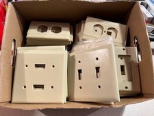 70 Assorted Ivory Color Wall Switch Plate Outlet Covers