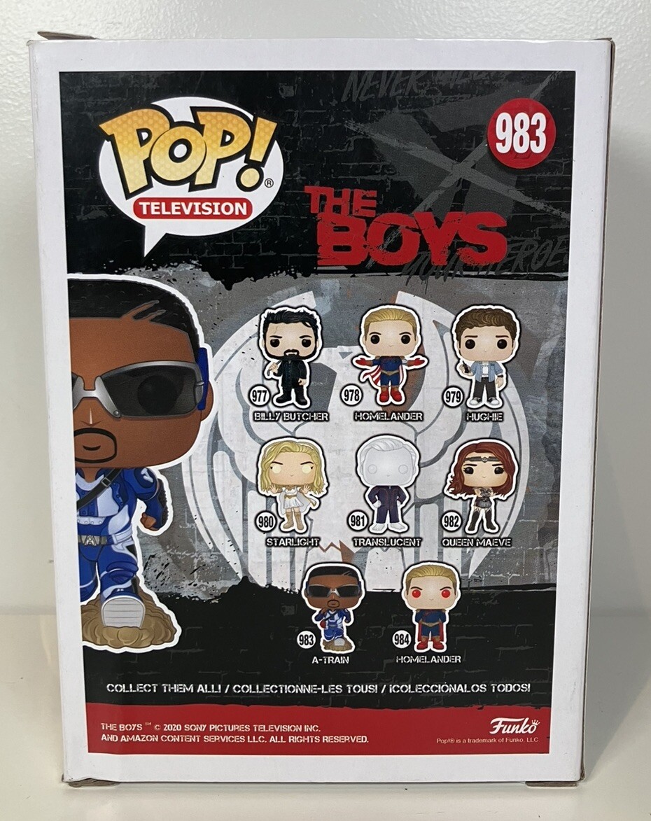 新品未開封　FUNKO POP ファンコ 983 A-TRAIN Amazon.com: POP The Boys - A-Train Funko Pop! Vinyl Figure