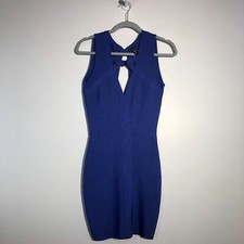 Marciano Royal Blue Bandage Body Con Dress XS