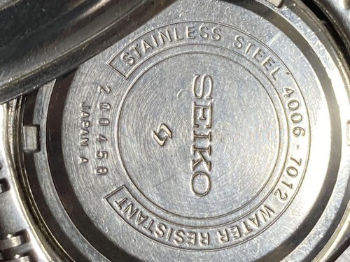 SEIKO Bell-Matic 4006-7012 Automatic 27 Jewels Silver Men’s Vintage Watch - Picture 7 of 16