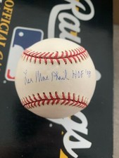 LEE MACPHAIL YANKEES ORIOLES SIGNED AUTOGRAPHED MACPHAIL AMERICAN LEAGUE BALL 