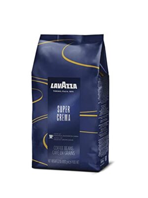 Lavazza Super Crema Whole Bean Coffee Blend light-Medium Espresso Roast 2.2 P...