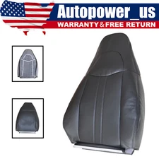 For 2011 2012 2013 2014 Chevy Express Driver/Passenger Top Seat Cover Dark Gray