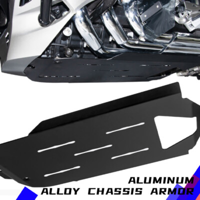 Black Aluminum Skid Plate Front Lower Cover For 2018-2025 Honda Gold Wing GL1800