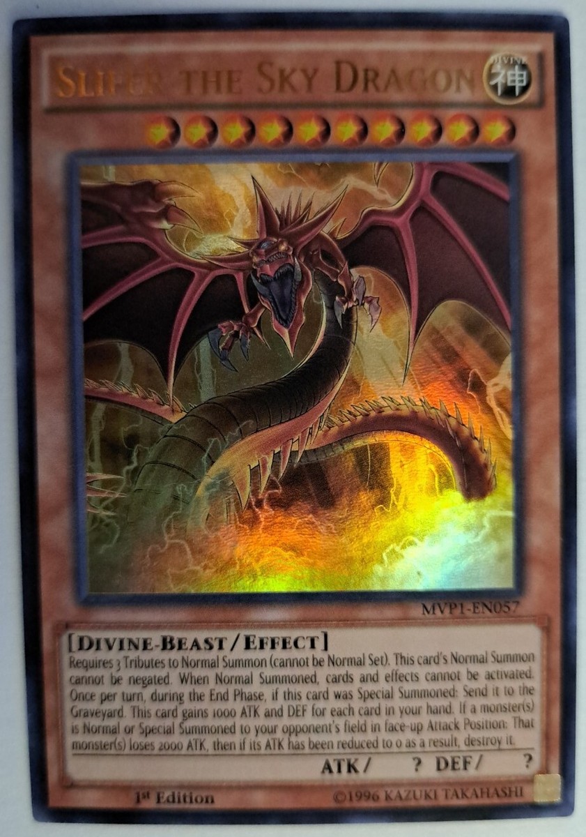 SLIFER THE SKY DRAGON (MVP1-EN057) ULTRA 1st Edition | eBay