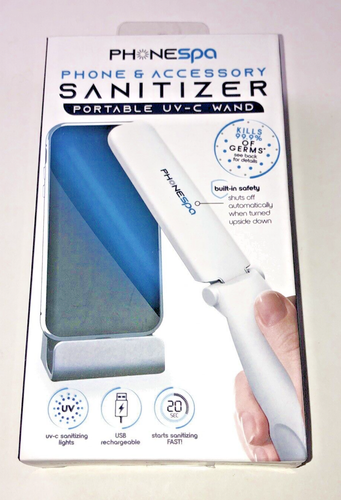 PHONESPA Phone & Accessory Portable Wand Sanitizer BRAND NEW Sealed - 第 1/7 張圖片