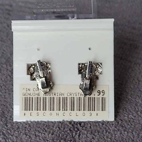 Vintage RARE Butler FAC "in Concert" Genuine Austrian Crystal Clip-on Earrings - Picture 14 of 20