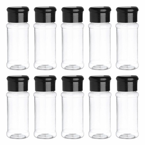 10/20Pcs Plastic Salt Pepper Seasoning Jars Condiment Bottles Cruet Container US - Picture 13 of 18