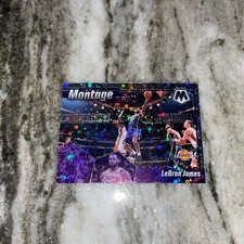 2019-20 Panini Mosaic Montage Silver Prizm LeBron James #10