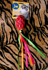 JW Cat Streamer Football Toy Cat or Kitten New!