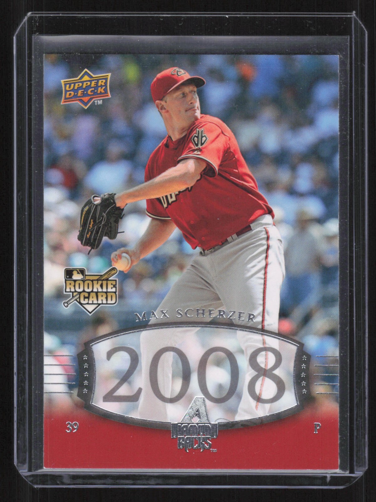 2008 Upper Deck UD Timeline Max Scherzer #213 Rookie RC Arizona Diamondbacks 