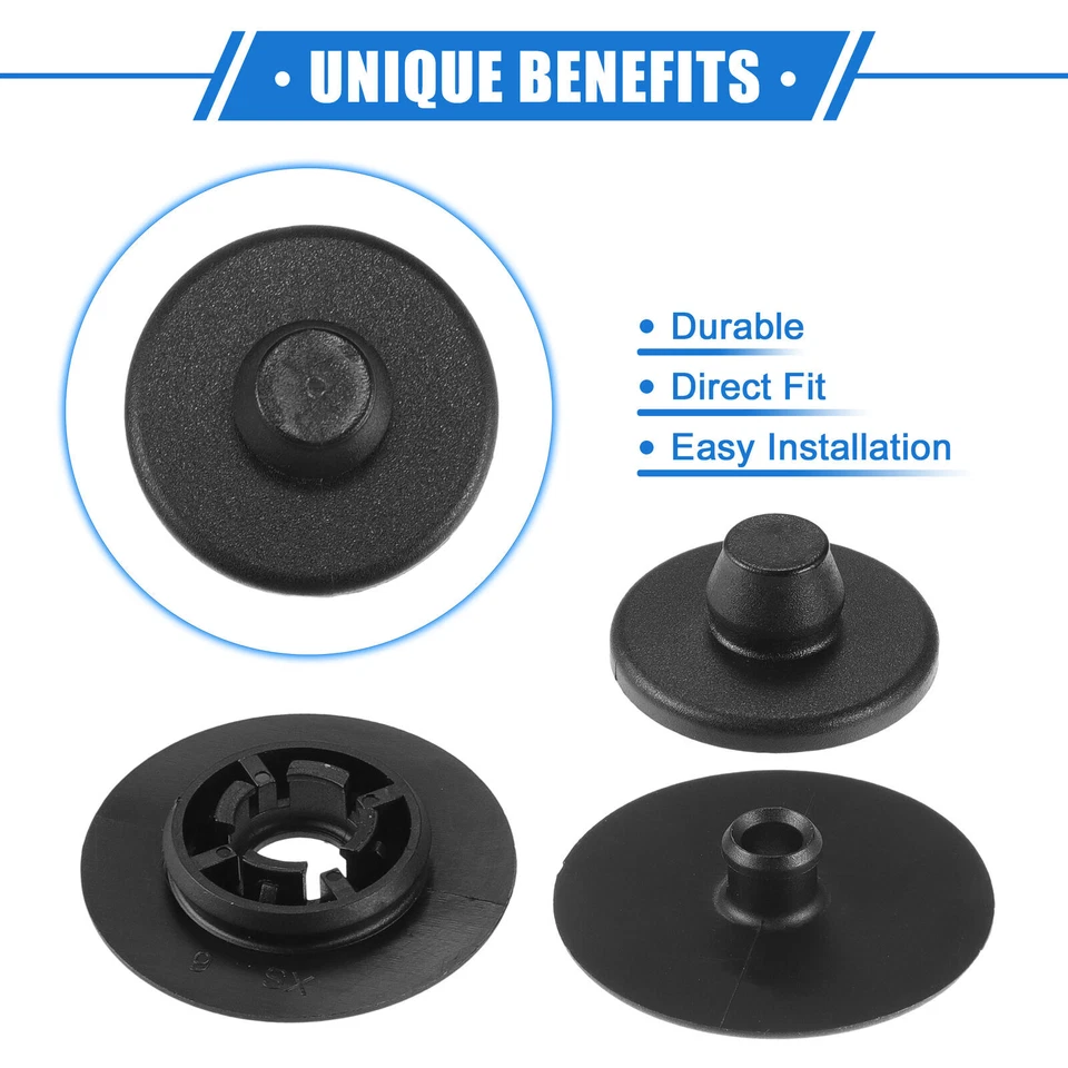 4 Kits Car Holder Retainer Compatible for Volkswagen for Audi Plastic Black Foto 3 de 4