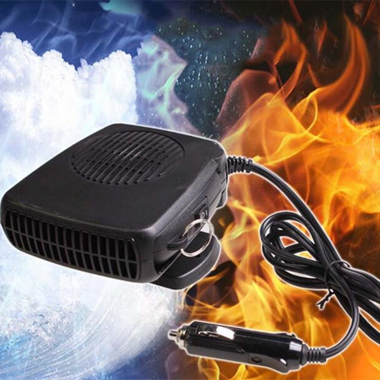 Car Heating Fan Windscreen Defroster Dashboard Cigarette Socket