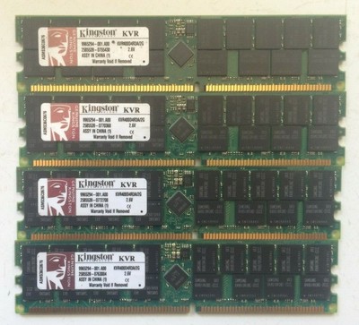 Kingston valueram memory 2gb dimm 184pin ddr 400mhz / pc3200 - cl3 - 2.6 v - geregistreerd - ecc (740617083590)