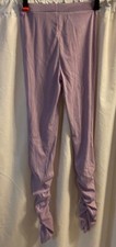 Women's Large Purple Stretchy Yoga Pants Leggings Comfortable Classic Athletic