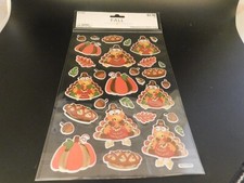 Fall paper crafts Thanksgiving icon stickers 31pc