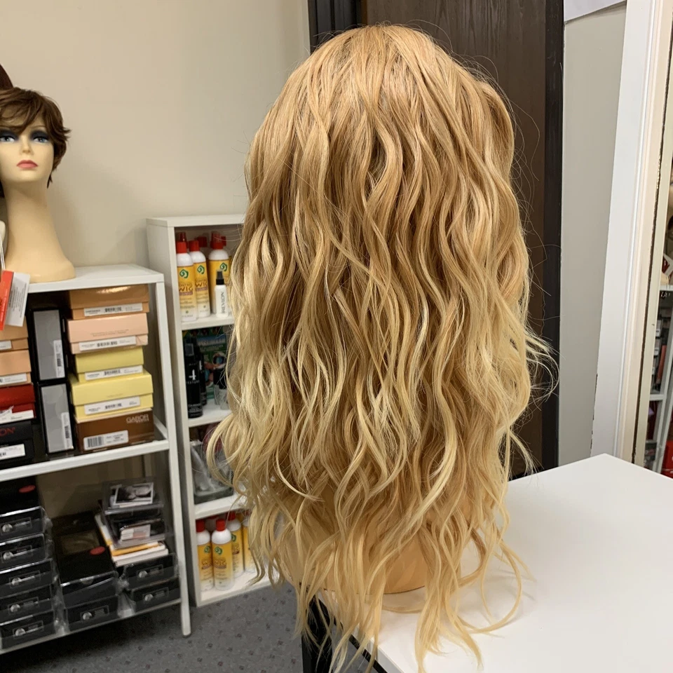 Forever Young EUROPEAN BOHO Lace Front Wavy WIG Braid Crown 24B27C Blonde - Image 4 of 4