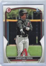 2023 Bowman - Prospects #BP-56 Christian Cerda (RC)
