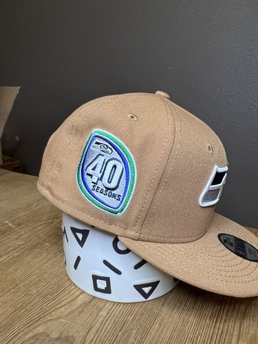 Seattle Seahawks New Era Color Pack 9FIFTY Snapback Sombrero Parche Lateral - Tostado Juvenil - Imagen 3 de 4