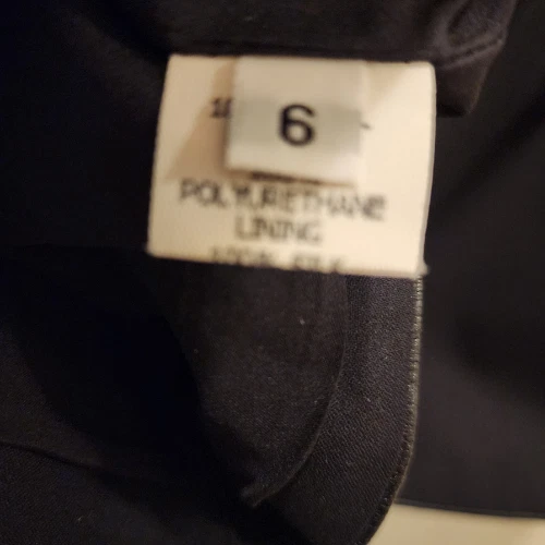 Vestido de lana Jenni Kayne para mujer talla 6 negro cremallera trasera sin mangas cuello redondo Foto 4 de 4