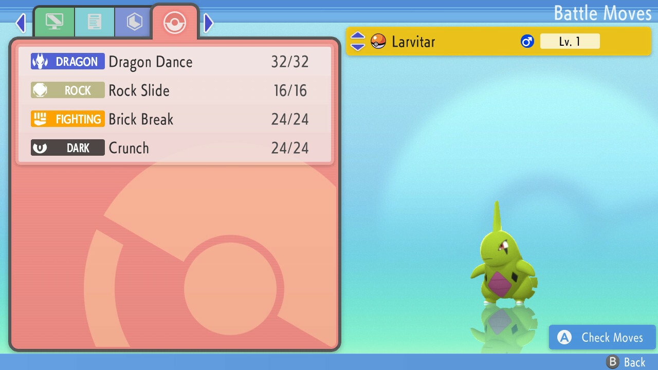 Ultra Shiny 6IV Larvitar Pokemon Brilliant Diamond Shining Pearl Fast Trade eBay