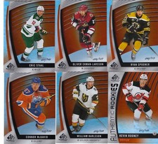 17/18 SP Game Used Orange Rainbow Parallel #18 Ryan Spooner Bruins /113