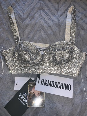 rhinestone covered bustier