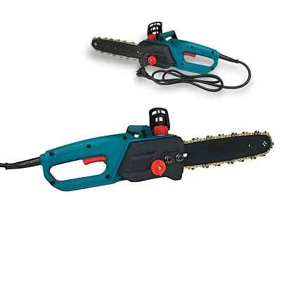 NEGOZIO MATTO Motosega Elettrica 2400W Sega a Catena Lama 30cm Elettrosega Taglia Rami Legna