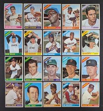 1966 Topps Baseball Starter Set 20 Cards