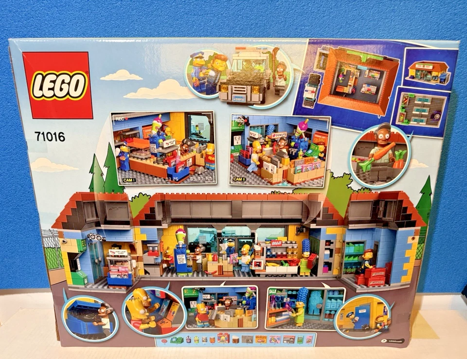 LEGO The Simpsons Kwik-E-Mart 71016 Homer Bart Marge Apu Snake Chief Wiggum *NEW - image 2 of 4