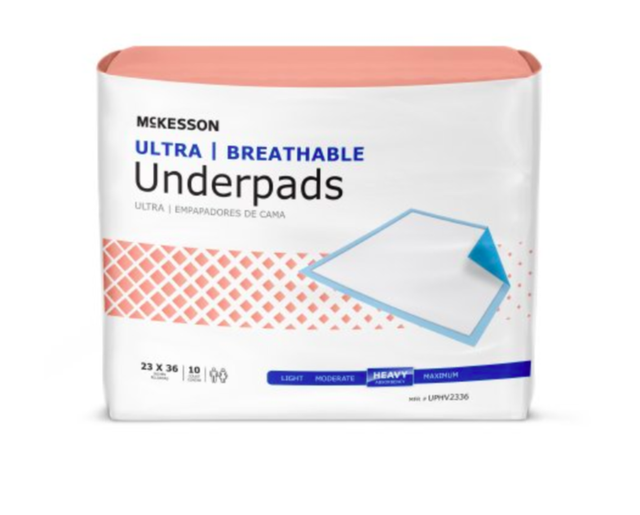 60 Underpads 23 X 36 Disposable Pads Liners McKesson Breathable
