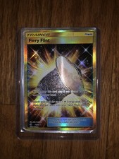 Pokémon TCG Fiery Flint Dragon Majesty 76/70 Holo Secret Rare on eBay