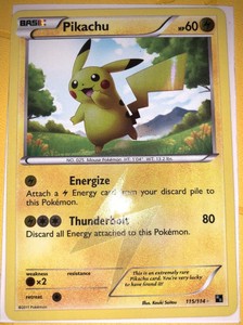 Details About Shining Shiny Pikachu 115114 Secret Rare Black White Holo Foil Pokemon Card