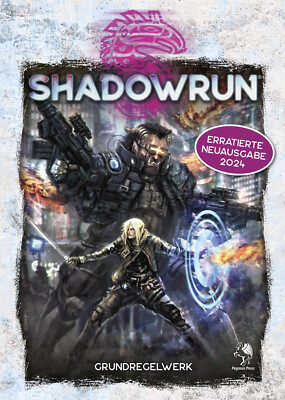Shadowrun 6. Edition Grundregelwerk *** erratierte Neuauflage (Softcover) (DE)