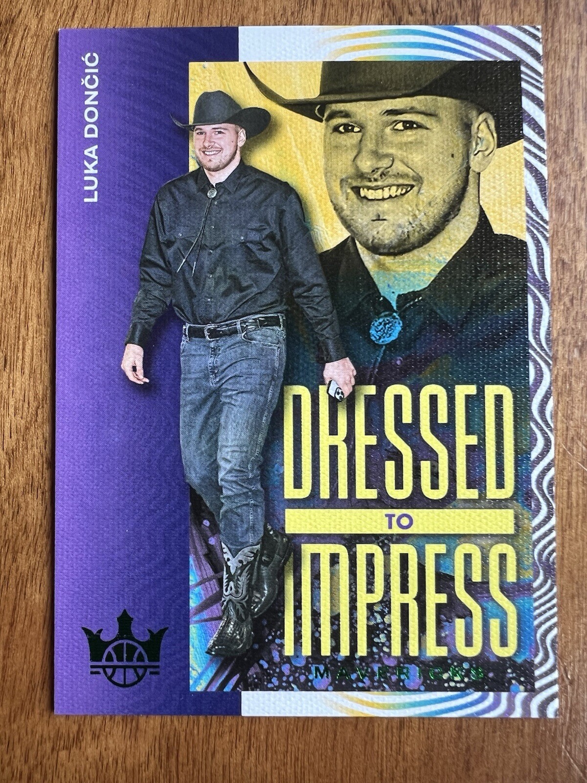 2023-24 Panini Court Kings LUKA DONCIC Dressed to Impress #3 Jade /25