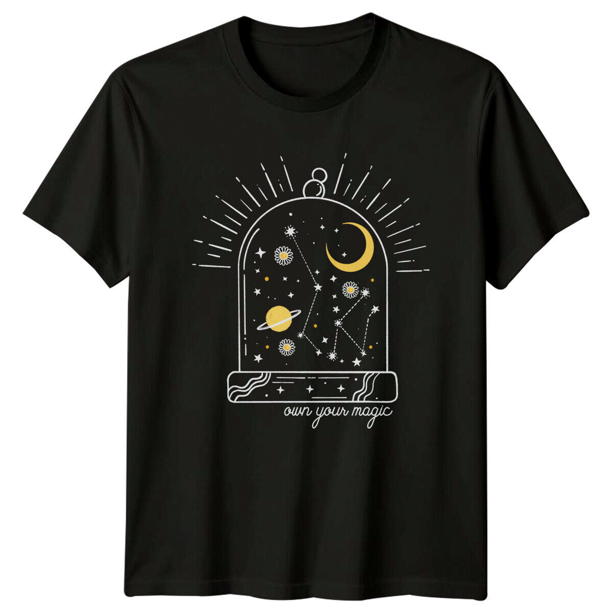 Camiseta Own Your Magic Celestial, Galaxia, Luna, Estrellas, Espacio