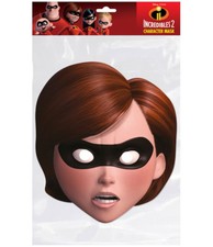 Elastigirl Official Incredibles 2 Single 2D Card Party Face Mask