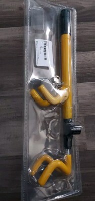 AUTOWEAR TWIN HOOK STEERING WHEEL LOCK, NEW IN BOX.