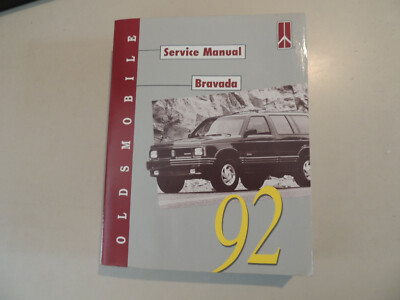 Oldsmobile Bravada 1992 repair work shop service manual Werkstatthandbuch