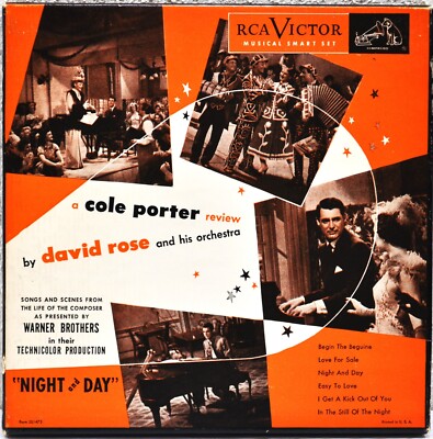 DAVID ROSE  ''Cole Porter Review''  3 Disc  45RPM  Box Set  RCA Victor  WP158