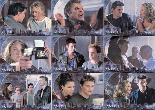 ANGEL SEASON 1 ONE 2001 INKWORKS COMPLETE BASE CARD SET 90 BOREANAZ TV - Picture 2 of 4