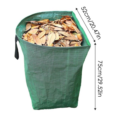 Reuseable Garden Bag Trash Recycle Yard Waste Leaf Fabric Garbage Bag - Picture 8 of 11