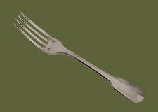 CHRISTOFLE Cluny Fourchette à Dessert en Métal Argenté TBE 17cm