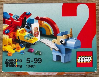 Lego Building Bigger Thinking 10401 - RAINBOW FUN (85 Piece Mini Set) Dinged Box