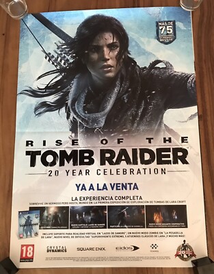 Rise of Tomb Raider PlayStation PS4 Promo Store Official Poster 84