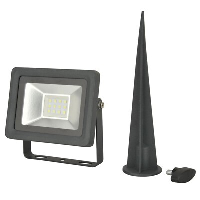 UNITEC LED Strahler Außenbereich, Flutlicht Scheinwerfer, Garten Haus anthrazit