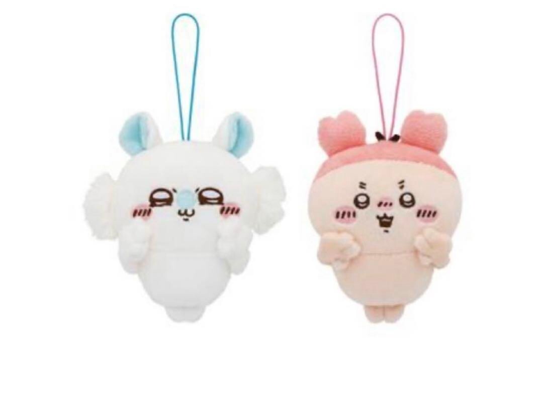 Chiikawa Momonga Kani-chan Crab Plush Toy Doll Mascot 12cm Set 2