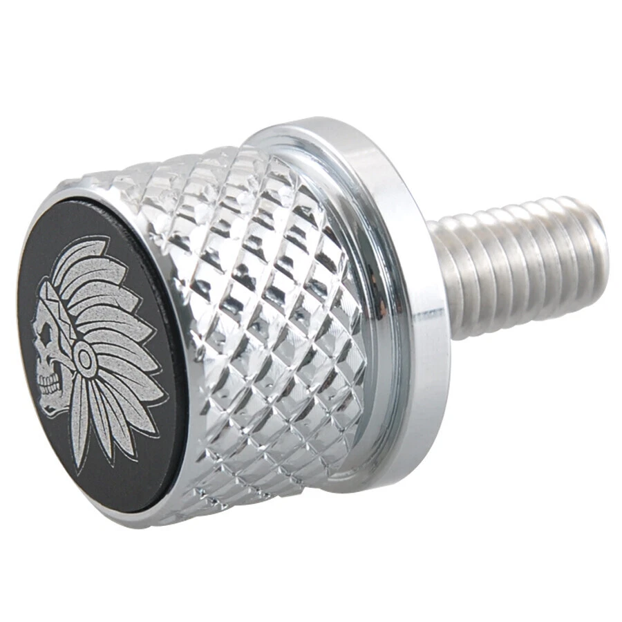 Rear Fender Steel Quick Seat Release Skull Bolt Screw Fit For Indian Scout Chief - Image 3 of 4